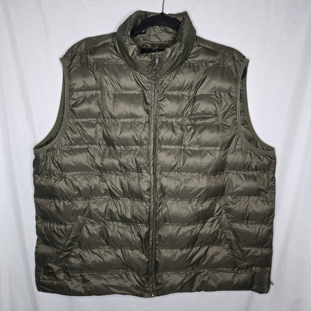 Nordstrom 3 In‎ 1 Trench And Puffer Coat Green XXL Capsule Wardrobe Versatile - Picture 8 of 16